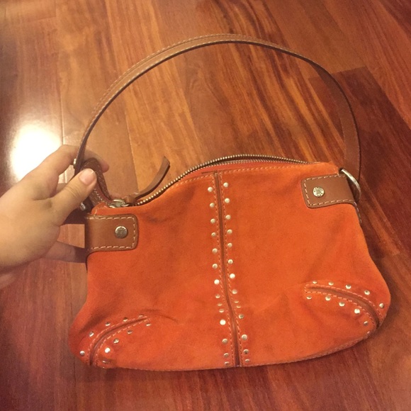Authentic Michael Kors Suede Handbag