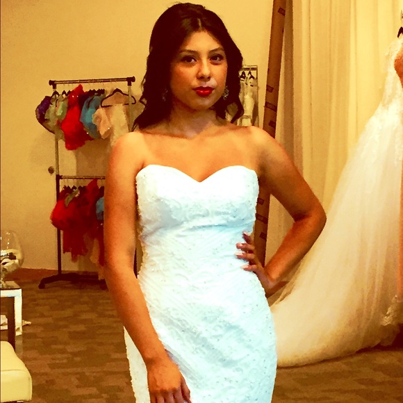 De France couture wedding gown.