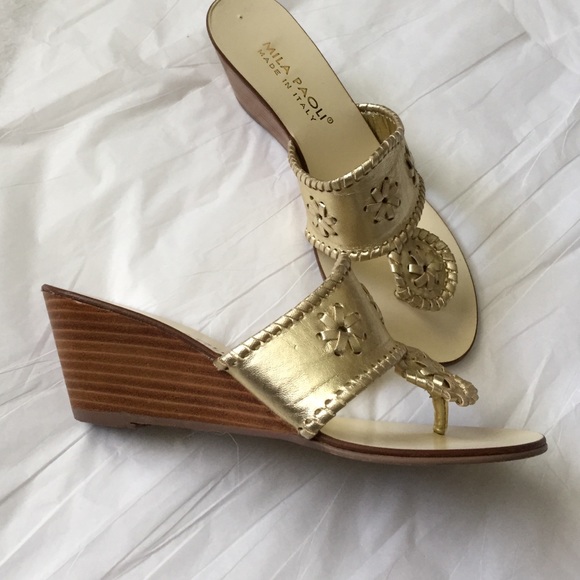 Mila Paoli Shoes Mila Paoli Leather Sandals Poshmark