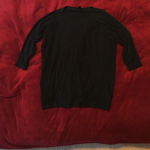 Black quarter sleeve shirt