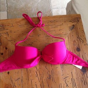Gilly hicks Hot Pink Push Up Bathing Suit