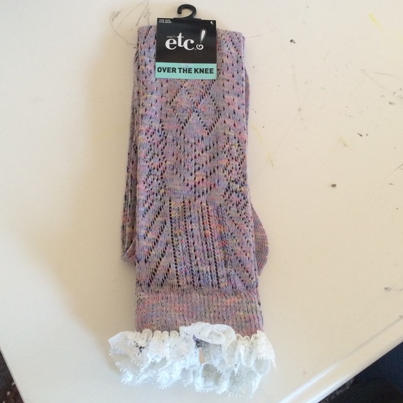 Above the knee socks