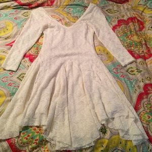 Free people sz sm lace dress