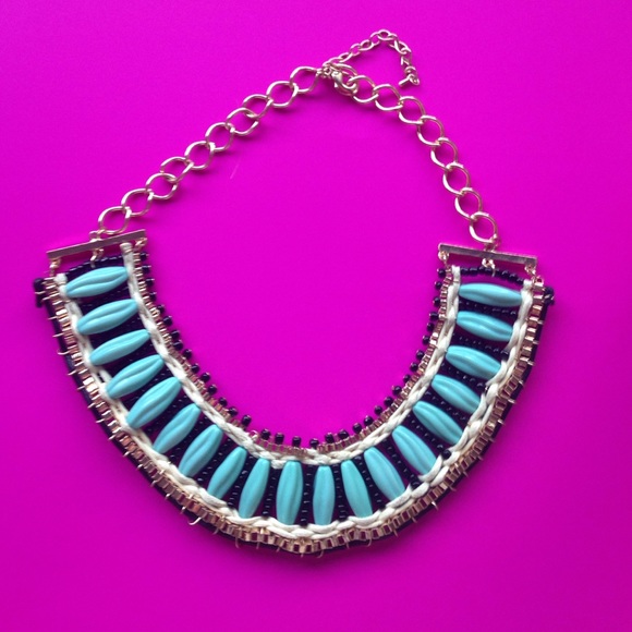 Beaded embellished necklace