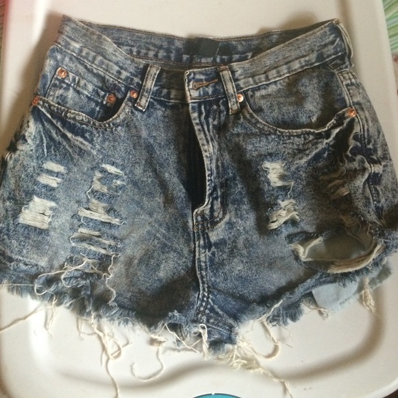 High waisted shorts