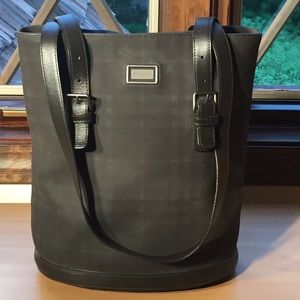 Burberry PVC "Bucket Bag" - Dark Brown
