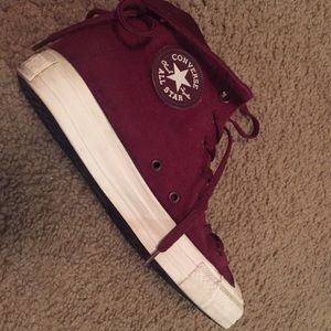 Felt Fabric Cinched Converse👟