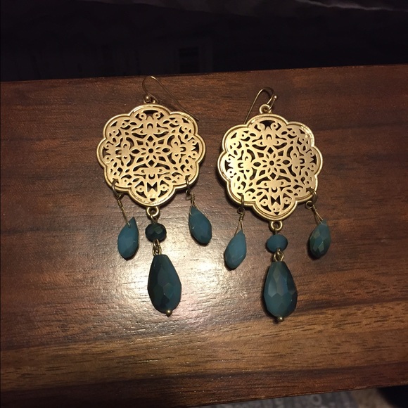 Aqua Earrings