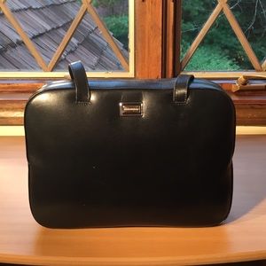 Burberry Leather Shoulder Bag - Black