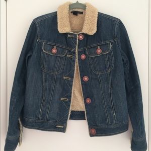 Marc by Marc Jacobs shearing denim jacket