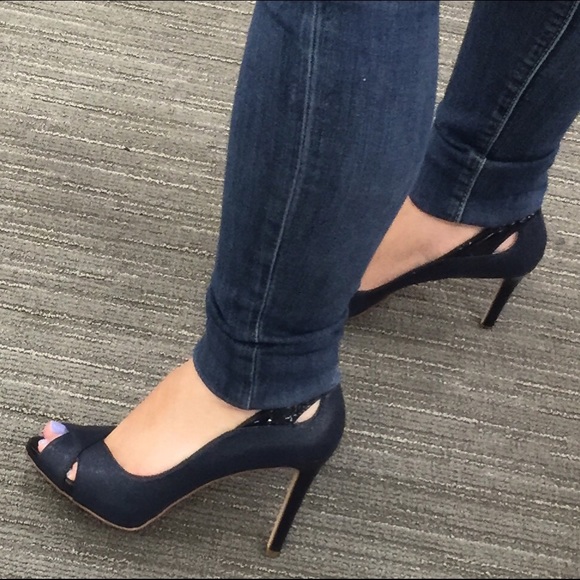 👠 Sexy navy blue Alfani heels
