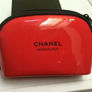 Chanel make up bag . Small.  Very cute.