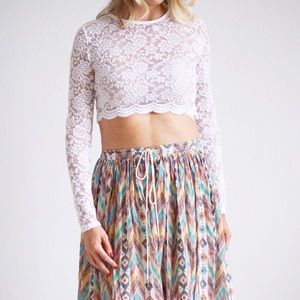 Asos Lace Crop Top