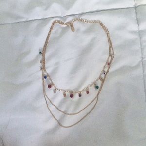 Rainbow Gem Necklace