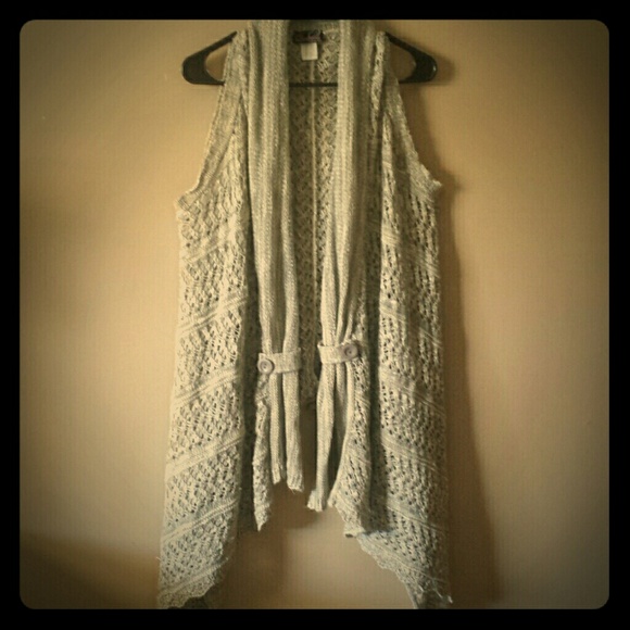 "Priced Reduced"  Open-front cardigan sweater