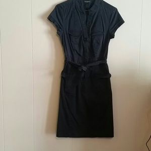 Navy capsleeve  dress