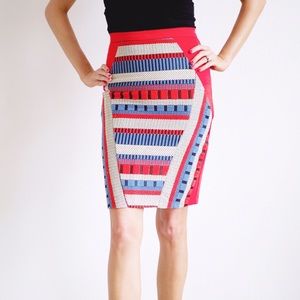 Anthropologie Summer Solstice Pencil Skirt