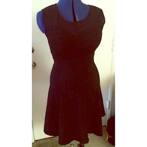 Modcloth dress sweetheart neckline and sheer top