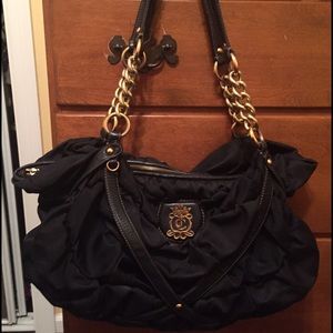 Juice couture black and gold purse