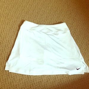Nike Women's White Tennis Skirt w Spandex