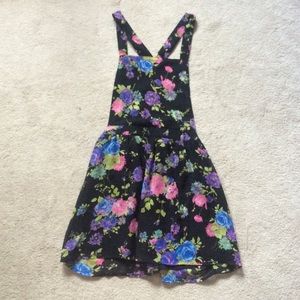 Floral overall dress!