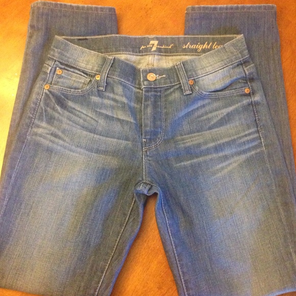 7 For All Mankind Straight Leg Jeans