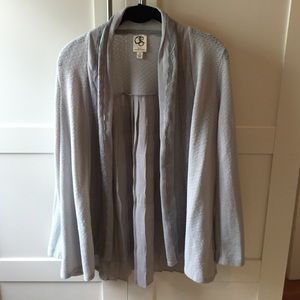 Anthropologie pleated cardigan