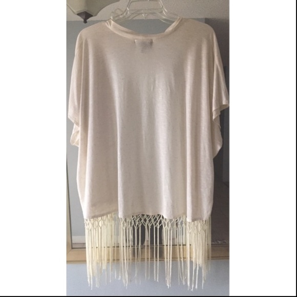 White kimono type top, M - Picture 2 of 3