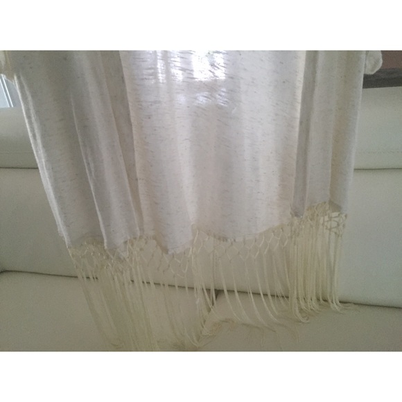 White kimono type top, M - Picture 3 of 3