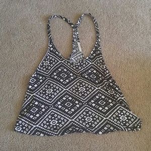 Aztec design crop top