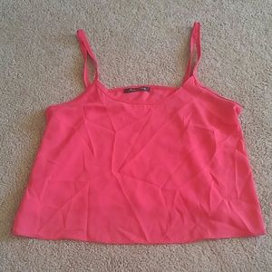 Off pink crop top