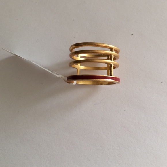 Cherry strip cage ring size 8 - Picture 2 of 3