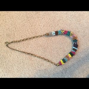 Colorful beaded necklace
