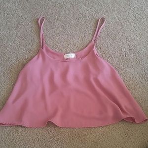 Light pink crop top