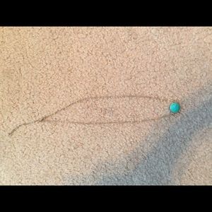 Turquoise sterling silver necklace