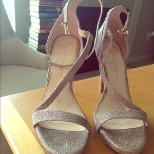 Jessica Simpson Ryli Dress Pumps-Gold-size 10