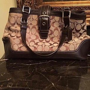 Brown Authentic Coach Purse