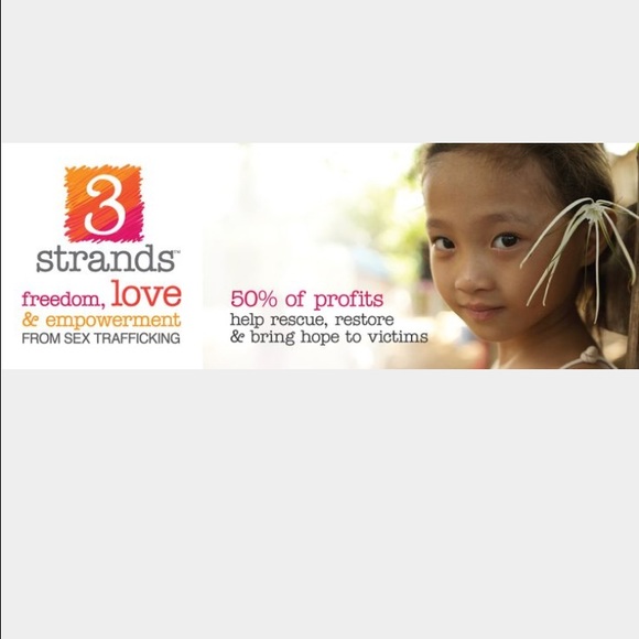 3 Strands charity bracelet trio - Picture 2 of 3