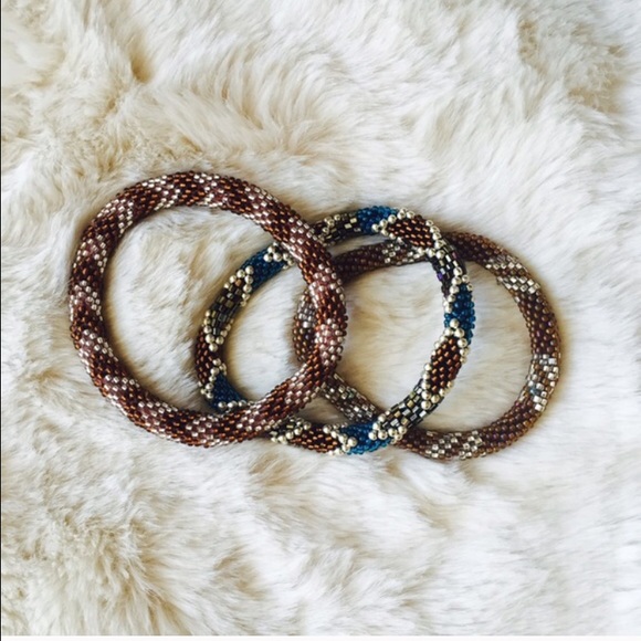 3 Strands charity bracelet trio - Picture 3 of 3