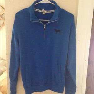 PINK Half-Zip Sweater