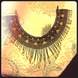 Aztec/Guatemalan hand made necklace. Choker