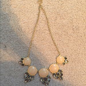 Light pink and light gray necklace