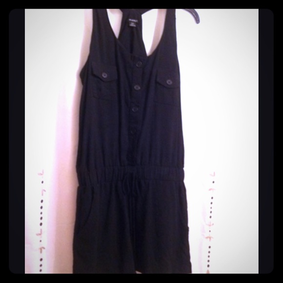NWT Black Shorts Romper 💕