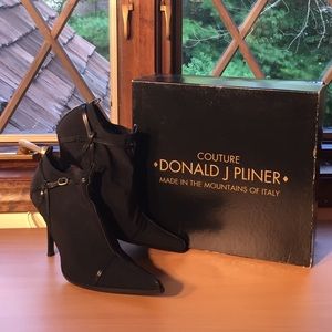 FINAL SALE - Donald Pliner Stretch Ankle Boots