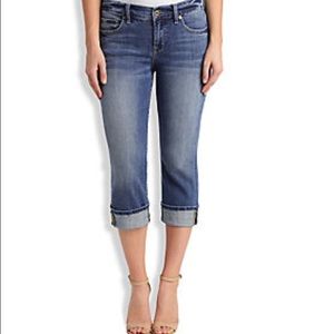Lucky Brand Dungarees Classic Rider Crop Jeans