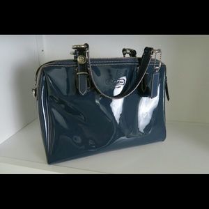 Coach Navy Handbag