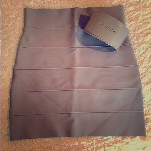 BCBG bandage style skirt in grey