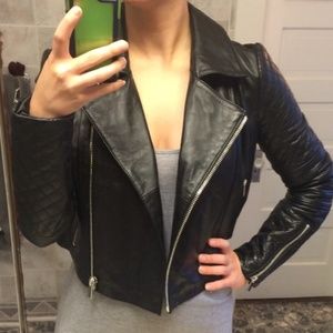 NWT Bagatelle Genuine Leather Cropped Jacket