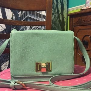 Small Aqua Cross Body Purse