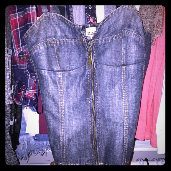 Denim tank top